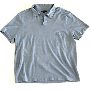 James Perse Blue/Gray Polo Shirt